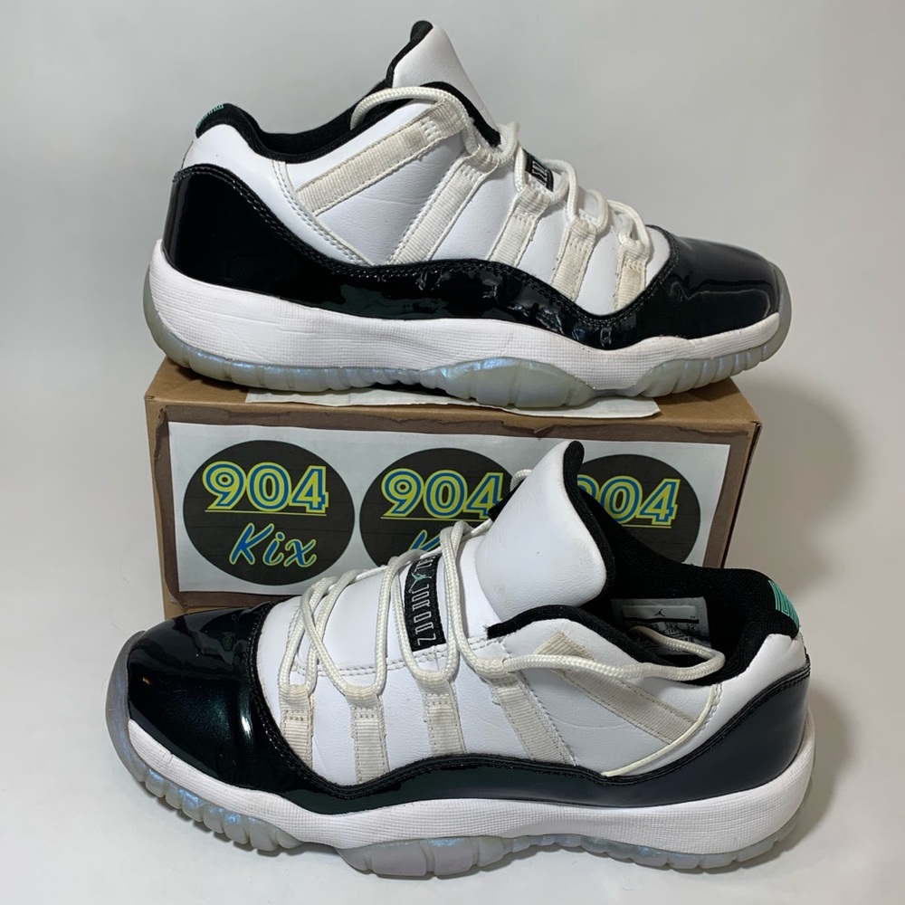 Air Jordan 11 Low, ‘Emerald’ Sz 6Y